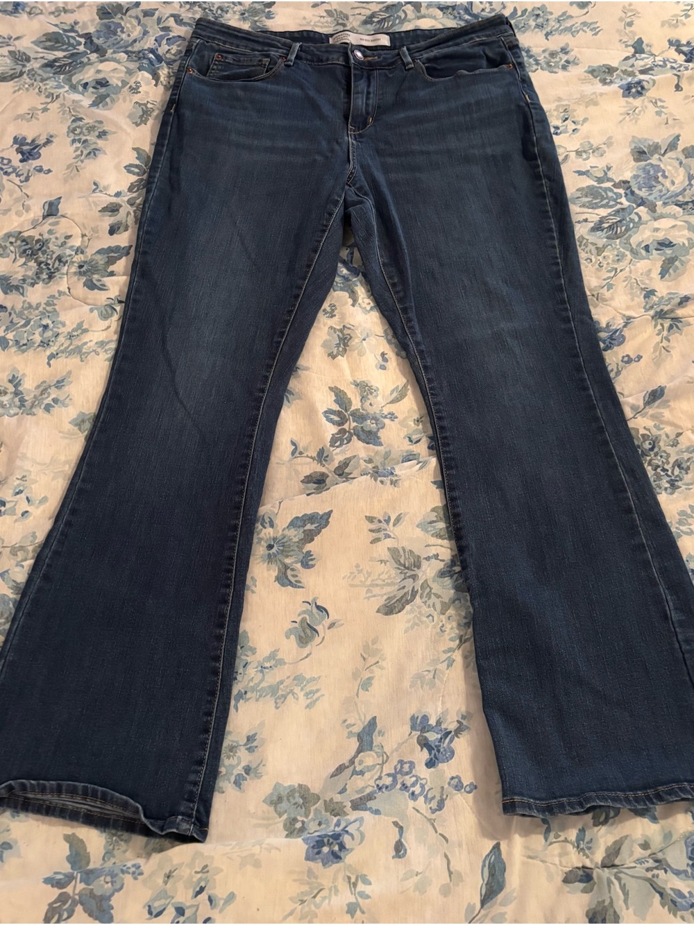 Signature by Levi Strauss Dark Blue Bootcut Jeans